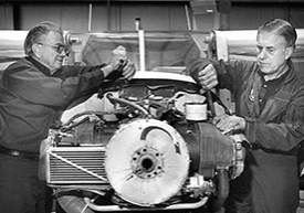 Mechanics Ed Applefate & Joe Dobronski circa 1980s