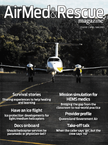 The Day I Froze
By TJ Stewart
AirMed & Rescue
April/May 2017