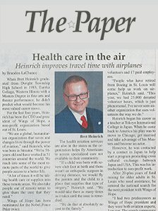 Health Care in the Air
By Brandon LaChance
The Paper
December 22, 2021