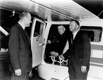 From left: Bill Edwards, Max Conrad, & Joe Fabick.
